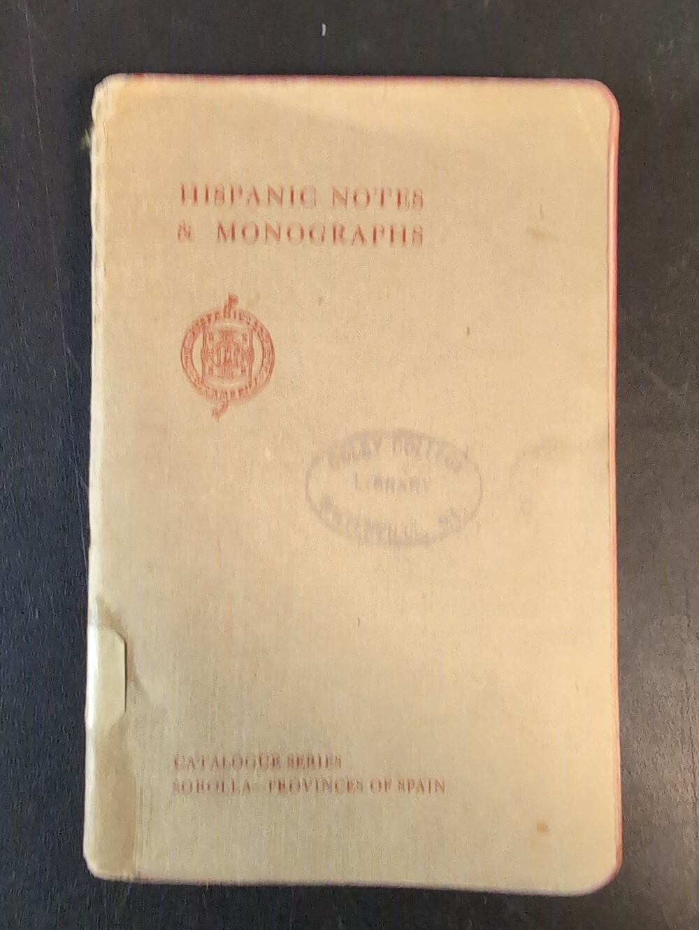 Hispanic List Of Publications Catalog Hispanic Society Of America 1926 Antique